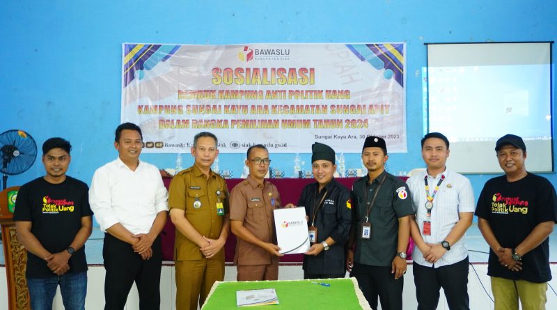 MoU dengan Pemerintah kampung Kayu Ara